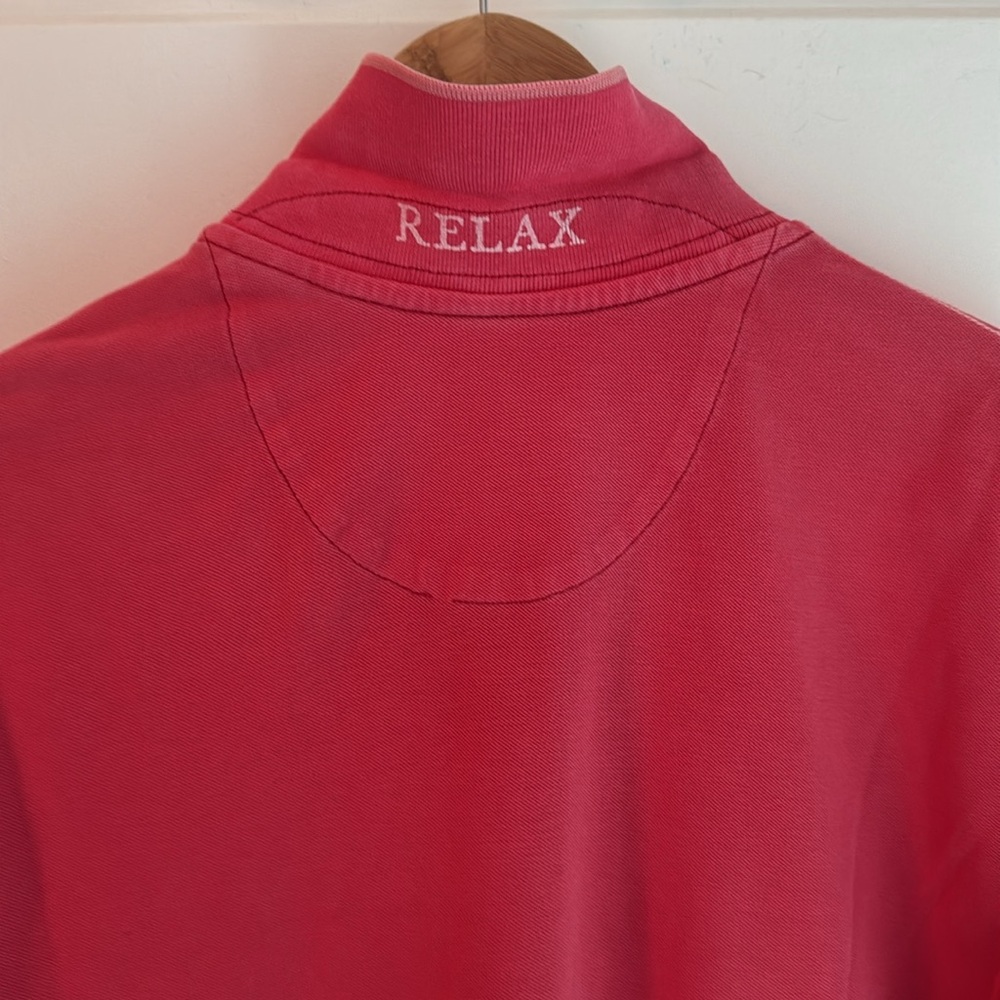 Tommy Bahama Island Modern Fit Polo Size Medium - Pink Coral